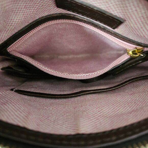 Dooney & Bourke Croc Embossed Tortoise Leather Red Crossbody Hand Bag - Picture 3 of 13